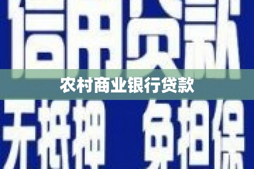通城农村商业银行贷款