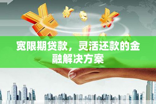 通城宽限期贷款，灵活还款的金融解决方案