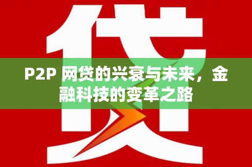 通城P2P 网贷的兴衰与未来，金融科技的变革之路