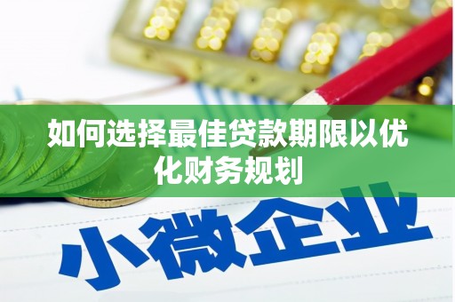 通城如何选择最佳贷款期限以优化财务规划