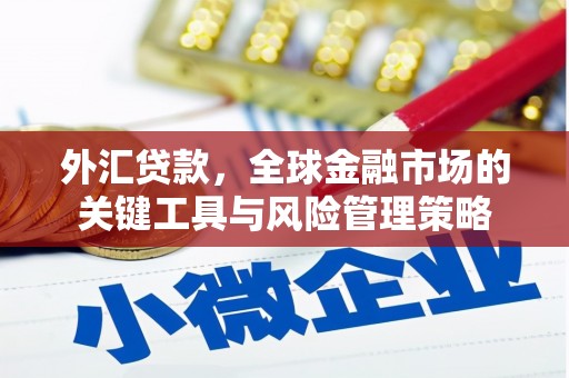 通城外汇贷款，全球金融市场的关键工具与风险管理策略