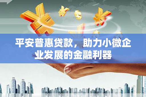 通城平安普惠贷款，助力小微企业发展的金融利器