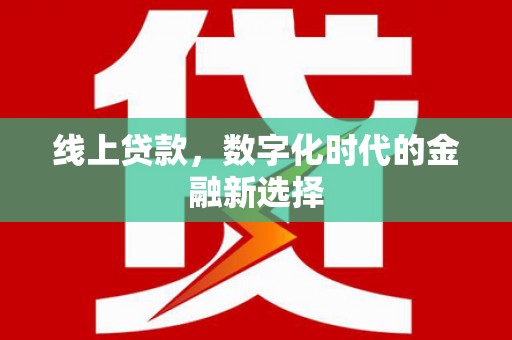 通城线上贷款，数字化时代的金融新选择