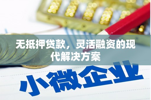 通城无抵押贷款，灵活融资的现代解决方案