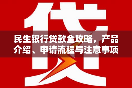 通城民生银行贷款全攻略，产品介绍、申请流程与注意事项